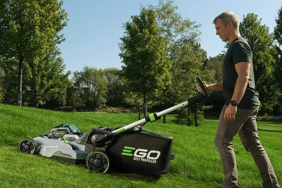 best self propelled battery lawn mower