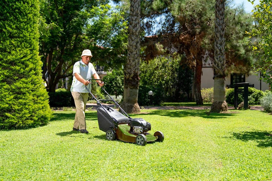 push mowers